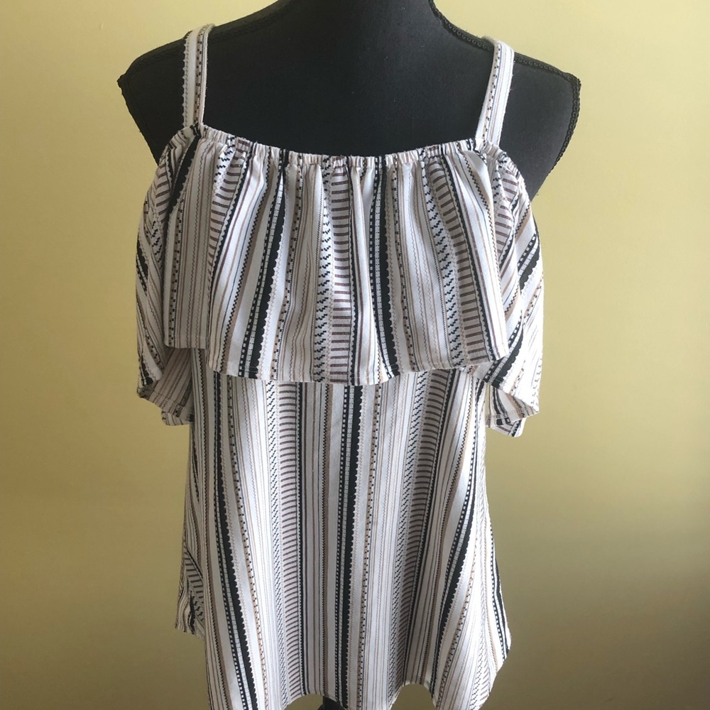 Cold shoulder blouse